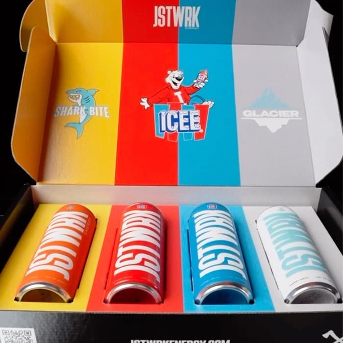 JSTWRK Energy — Branding · Logo · Packaging · Rendering by Thiago Gomes (6)